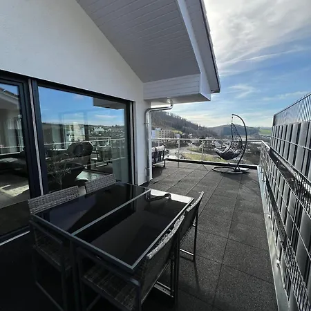 Apartmán Stilvolle Penthouse Mit Grosszuegiger Sonnenterrasse Bad Berleburg