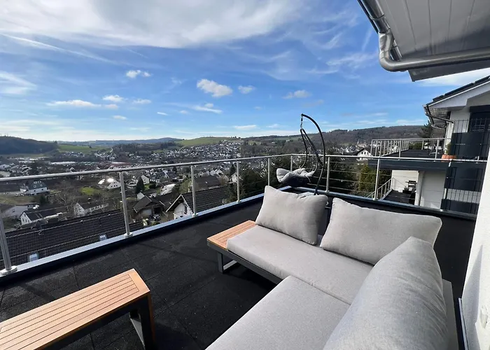 Stilvolle Penthouse Mit Grosszuegiger Sonnenterrasse Bad Berleburg